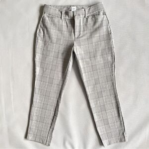 GAP Plaid Curvy Signature Skinny Ankle Pant Women’s Size 4 Petite